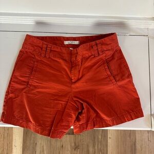 LOFT Women's Vibrant Red Bermudas